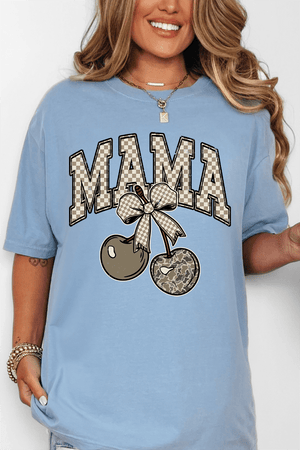 Cherry Luxe Mama Comfort Colors Adult Ring - Spun Cotton Tee - Wholesale Accessory Market