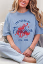 Cowboy 250 Years Of Freedom Comfort Colors Adult Ring - Spun Cotton Tee - Wholesale Accessory Market