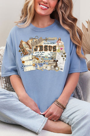 Do You Know Jesus Comfort Colors Adult Ring - Spun Cotton Tee - Wholesale Accessory Market