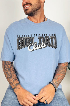 Glitter & Grit Girl Dad Comfort Colors Adult Ring - Spun Cotton Tee - Wholesale Accessory Market