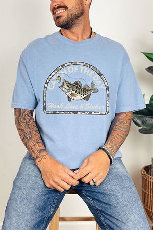 Hook Line & Sinker Cream Comfort Colors Adult Ring-Spun Cotton Tee - Wholesale Accessory Market