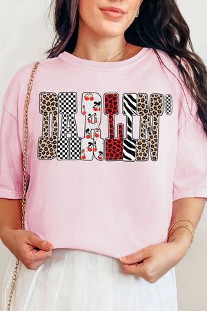Patterned Darlin' Comfort Colors Adult Ring - Spun Cotton Tee - Wholesale Accessory Market
