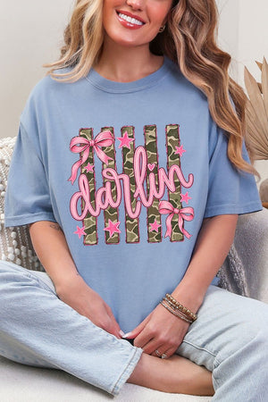 Pink Southern Darlin Comfort Colors Adult Ring-Spun Cotton Tee - Wholesale Accessory Market