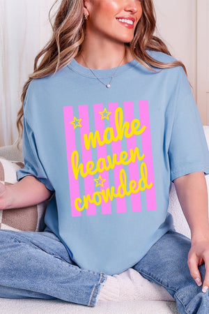 Retro Pop Make Heaven Crowded Comfort Colors Adult Ring-Spun Cotton Tee - Wholesale Accessory Market