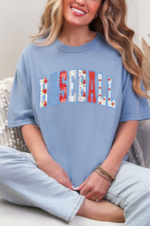 Stitched In Tradition Baseball Comfort Colors Adult Ring - Spun Cotton Tee - Wholesale Accessory Market
