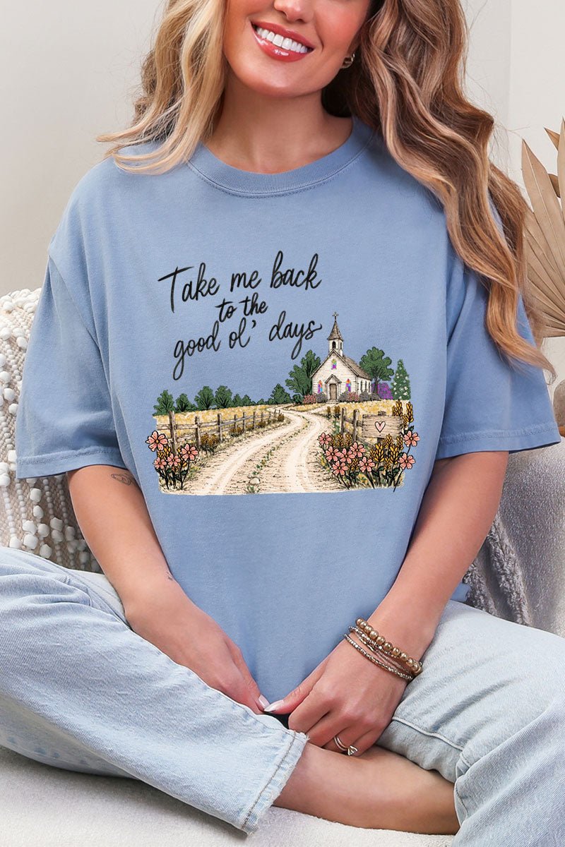 Take Me Back Comfort Colors Adult Ring-Spun Cotton Tee - Wholesale Accessory Market