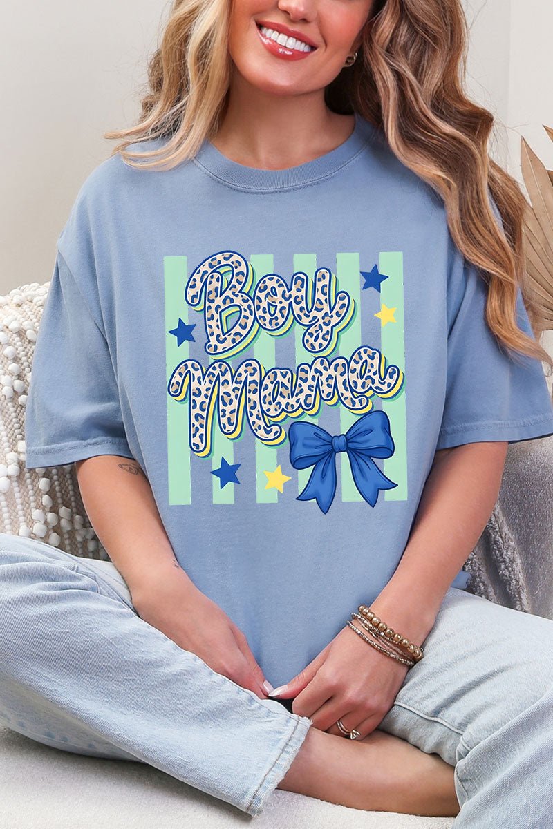 Wild Ones Boy Mama Comfort Colors Adult Ring-Spun Cotton Tee - Wholesale Accessory Market