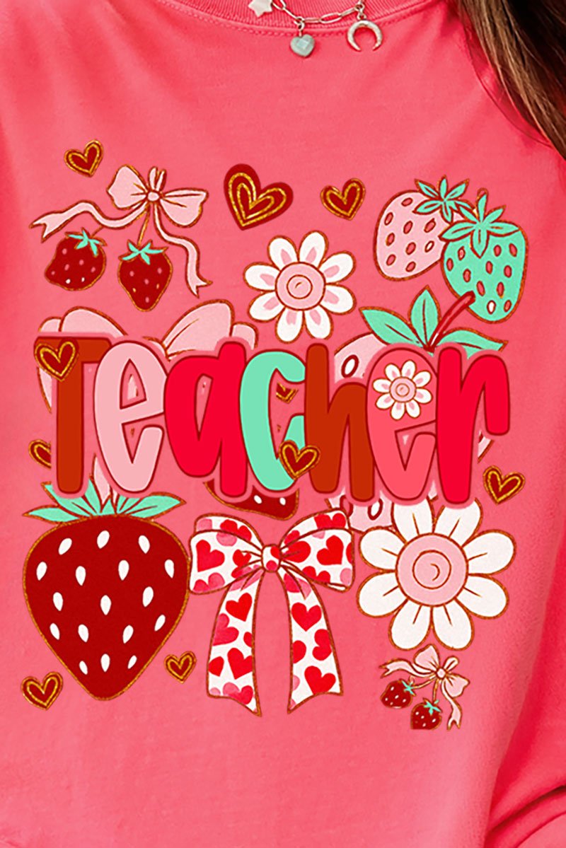 Berry Sweet Teacher Comfort Colors Adult Ring-Spun Cotton Tee - Wholesale Accessory Market