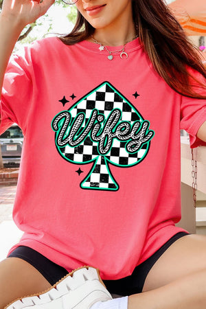 Lucky Spade Wifey Comfort Colors Adult Ring-Spun Cotton Tee - Wholesale Accessory Market