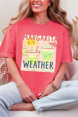 Sip The Sunshine Margarita Weather Comfort Colors Adult Ring - Spun Cotton Tee - Wholesale Accessory Market