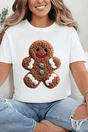 Faux Yarn Gingerbread Kisses Comfort Colors Adult Ring - Spun Cotton Tee - Wholesale Accessory Market