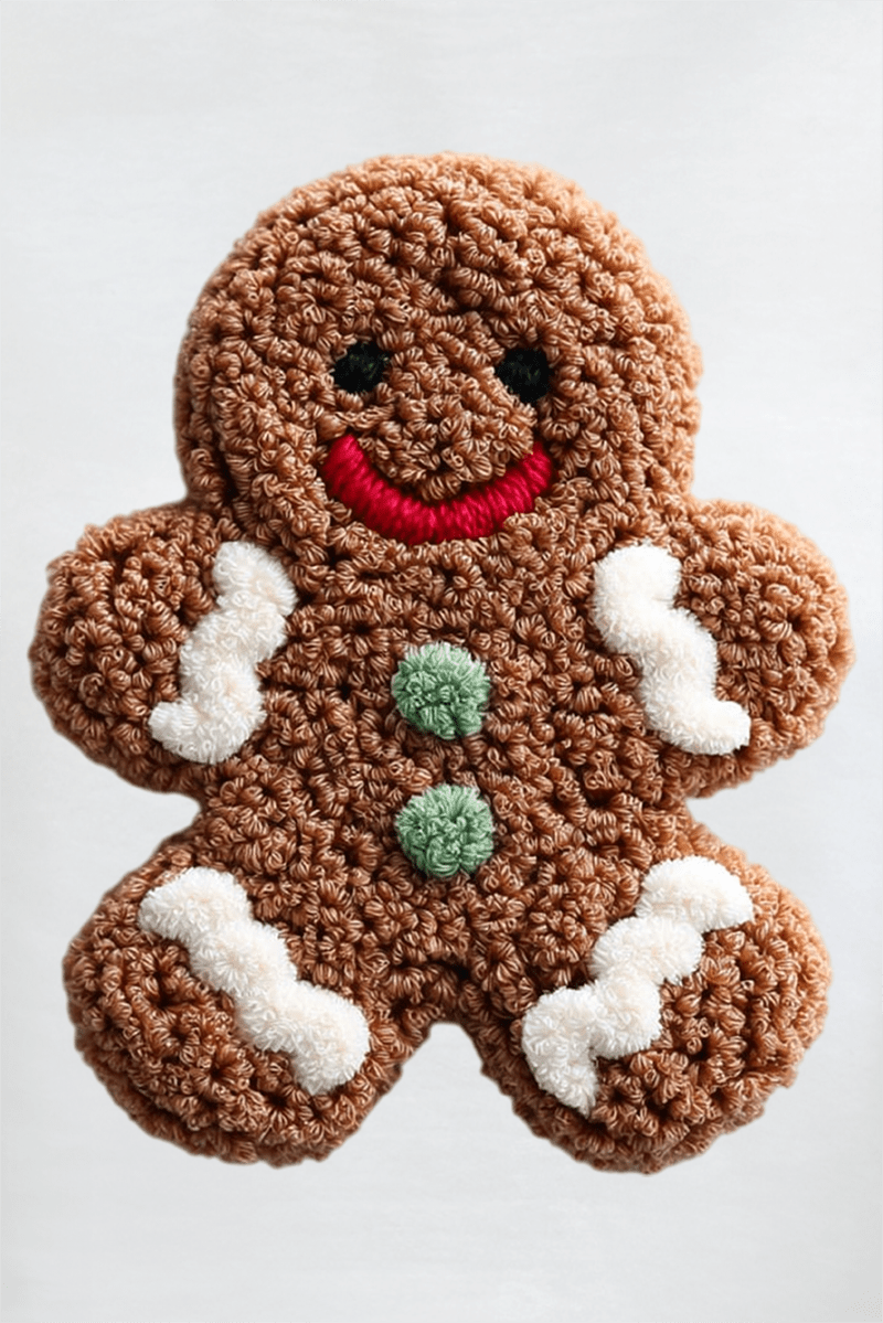 Faux Yarn Gingerbread Kisses Comfort Colors Adult Ring - Spun Cotton Tee - Wholesale Accessory Market