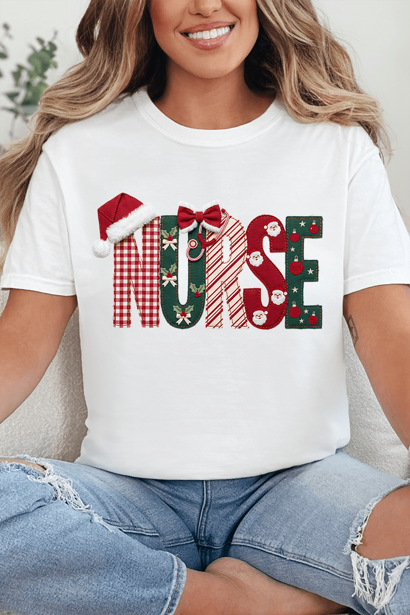 North Pole Nurse Comfort Colors Adult Ring-Spun Cotton Tee - Wholesale Accessory Market