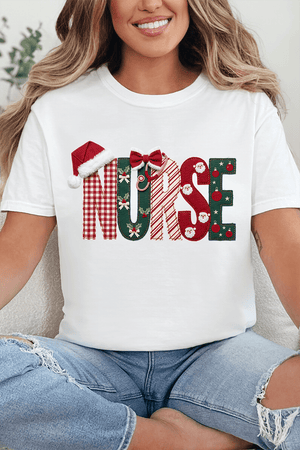 North Pole Nurse Comfort Colors Adult Ring-Spun Cotton Tee - Wholesale Accessory Market
