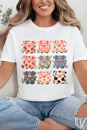 Piggy Crew Comfort Colors Adult Ring-Spun Cotton Tee - Wholesale Accessory Market