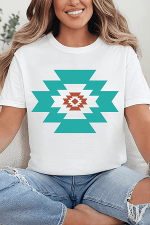 Punchy Aztec Comfort Colors Adult Ring - Spun Cotton Tee - Wholesale Accessory Market