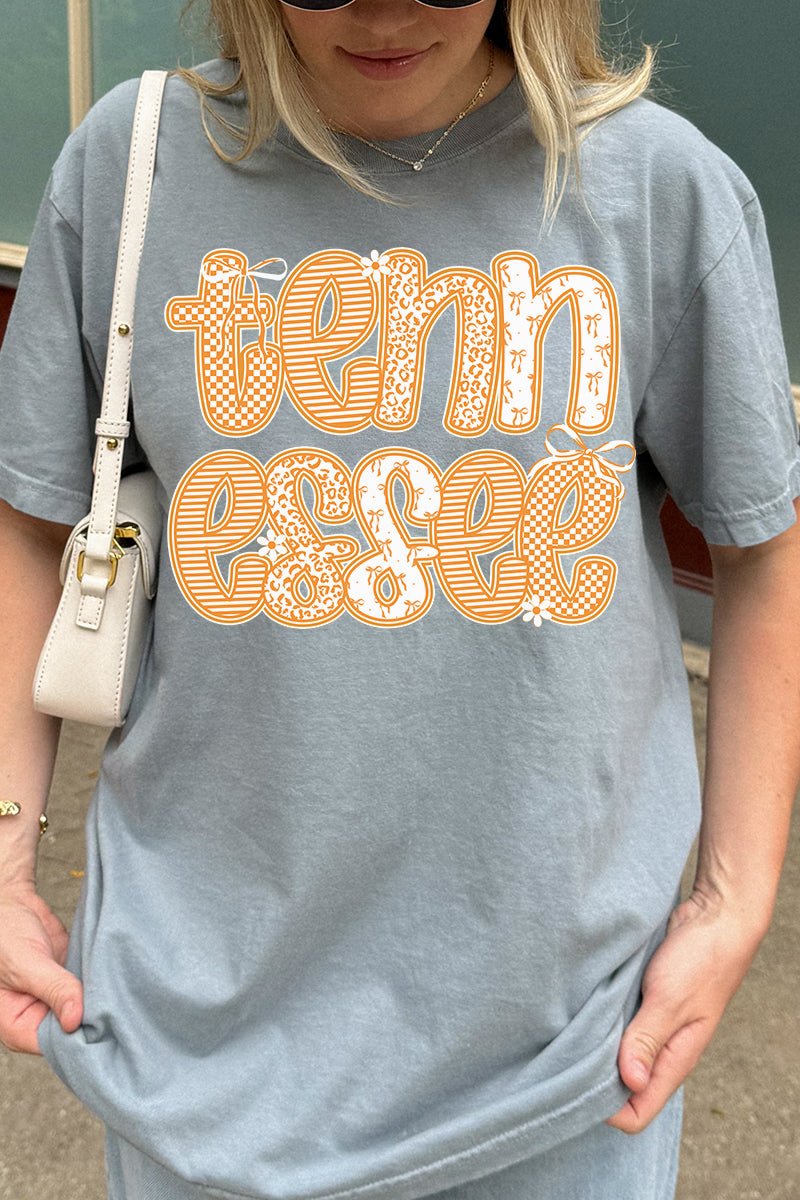 Tied In Tennessee Comfort Colors Adult Ring - Spun Cotton Tee - Wholesale Accessory Market