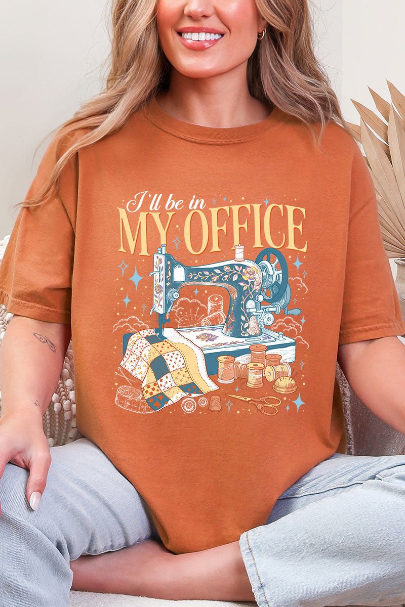 In My Office Sewing Comfort Colors Adult Ring-Spun Cotton Tee - Wholesale Accessory Market
