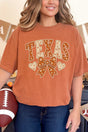 Texas Blooming Bow Comfort Colors Adult Ring-Spun Cotton Tee - Wholesale Accessory Market