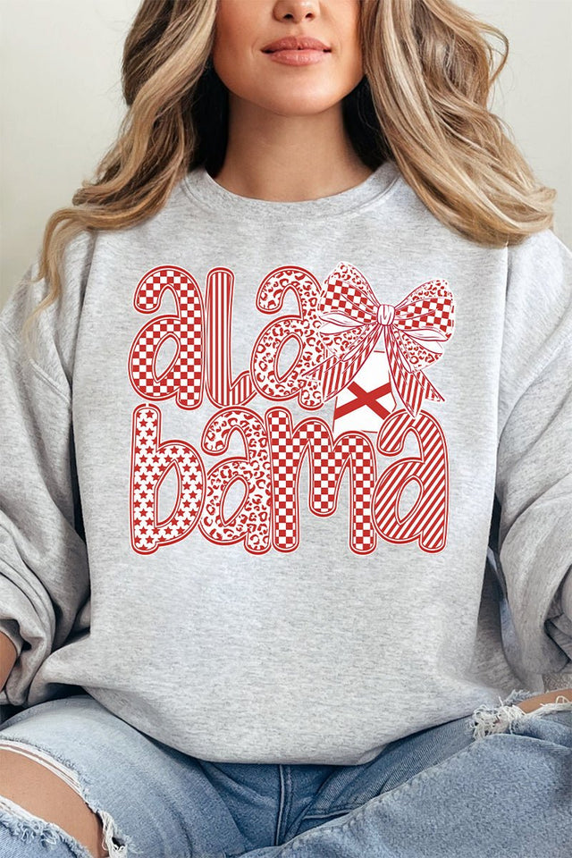 Alabama Ties Heavy - weight Crew Sweatshirt - Wholesale Accessory Market