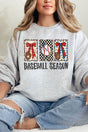 Baseball Season Ribbon Heavy Blend Crew Sweatshirt - Wholesale Accessory Market