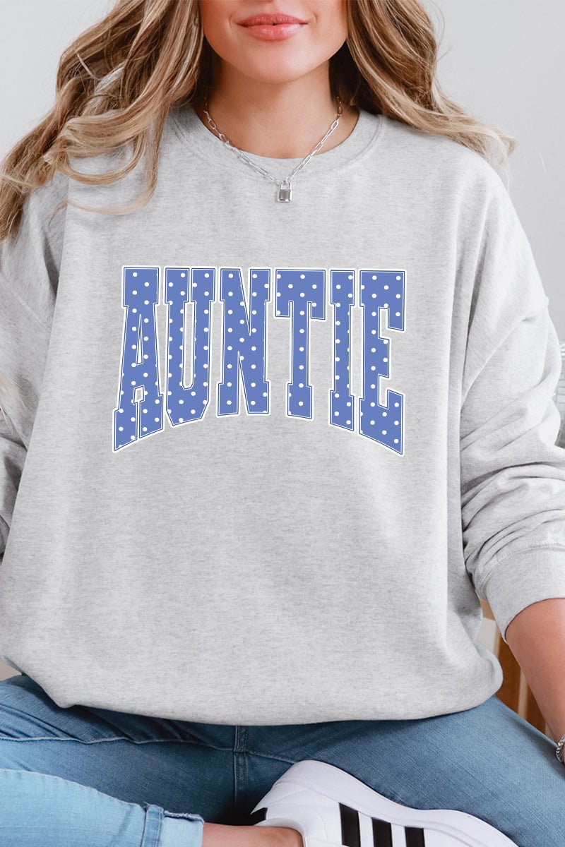 Blue Dot Auntie Heavy Blend Crew Sweatshirt - Wholesale Accessory Market