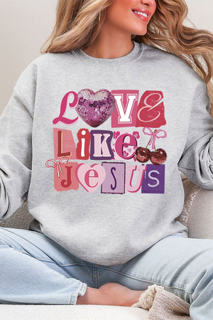 Bold Love Like Jesus Heavy Blend Crew Sweatshirt - Wholesale Accessory Market