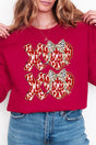 Brushed XOXO Love Heavy - weight Crew Sweatshirt - Wholesale Accessory Market
