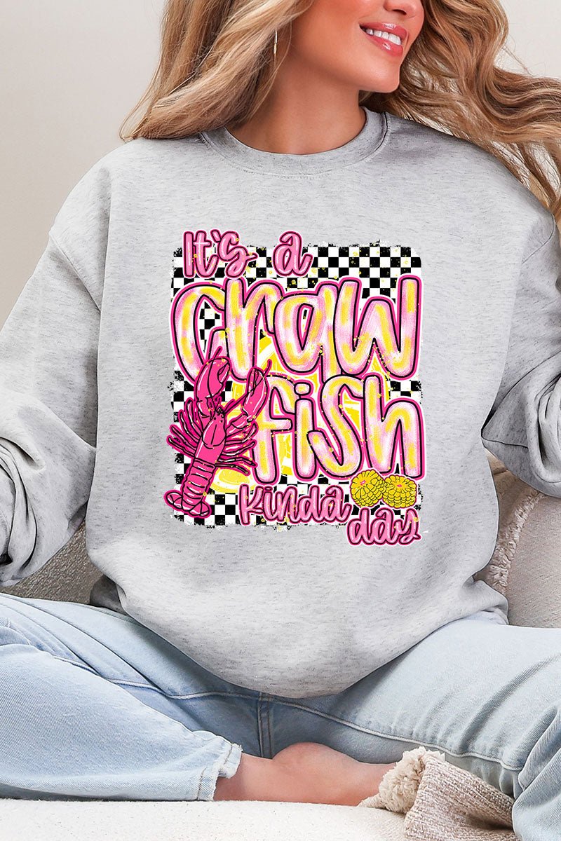 Crawfish Kinda Day Heavy Blend Crew Sweatshirt - Wholesale Accessory Market