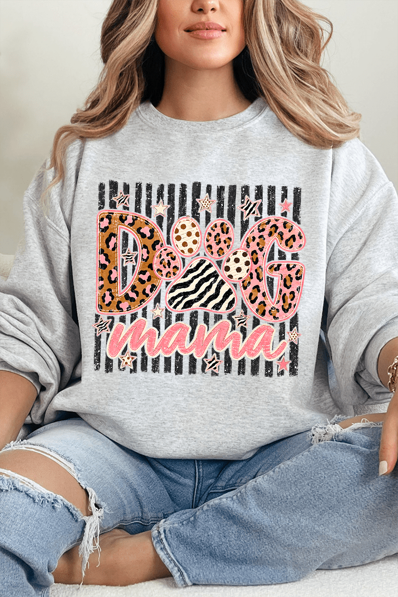 Dog Mama Wild & Sweet Heavy Blend Crew Sweatshirt - Wholesale Accessory Market