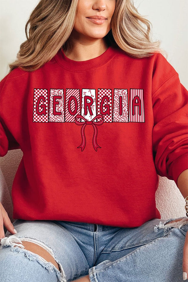 Doodle Georgia Coquette Heavy Blend Crew Sweatshirt - Wholesale Accessory Market