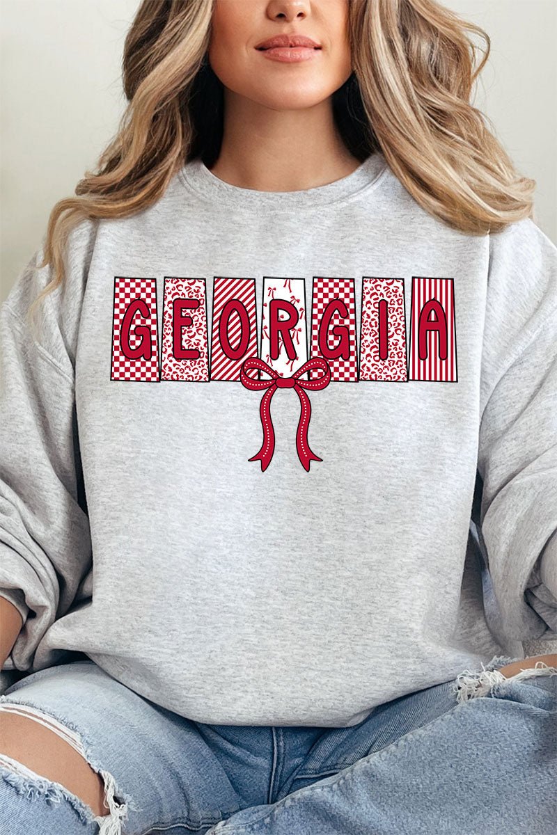 Doodle Georgia Coquette Heavy Blend Crew Sweatshirt - Wholesale Accessory Market