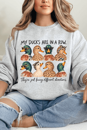 Ducks In A Row-Ish Heavy Blend Crew Sweatshirt - Wholesale Accessory Market