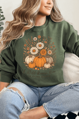 Fall Praise Him Heavy - weight Crew Sweatshirt - Wholesale Accessory Market