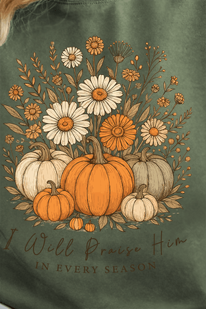 Fall Praise Him Heavy - weight Crew Sweatshirt - Wholesale Accessory Market