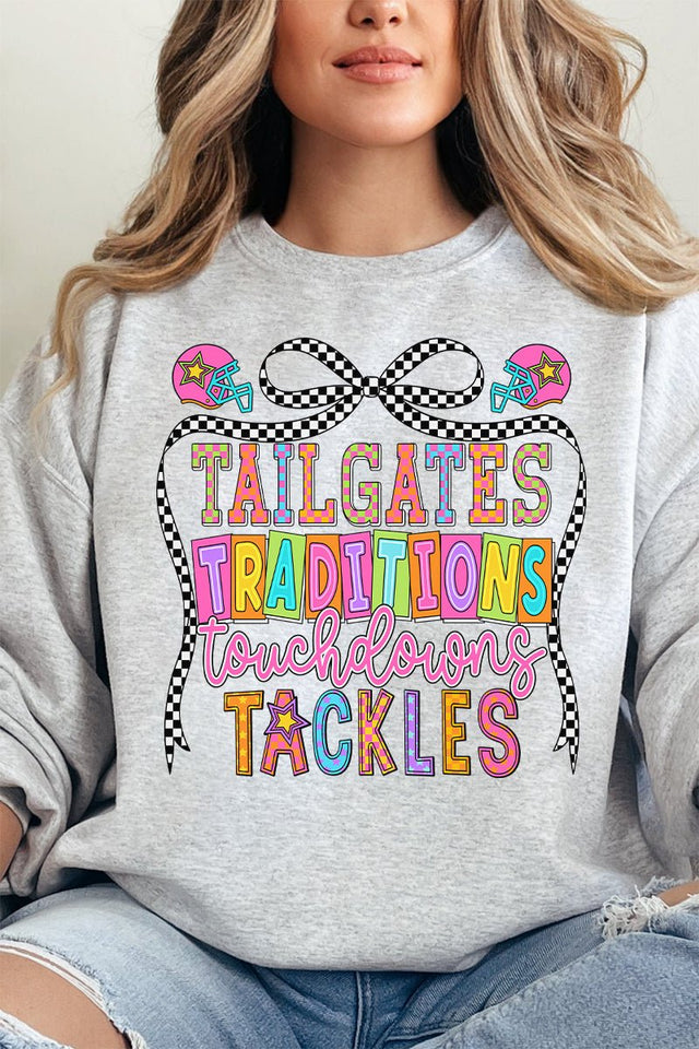 Football Traditions Heavy - weight Crew Sweatshirt - Wholesale Accessory Market