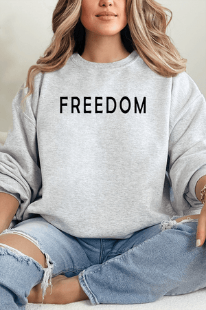 Freedom Heavy - weight Crew Sweatshirt - Wholesale Accessory Market