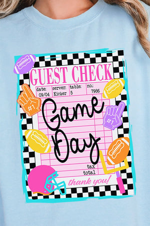 Game Day Guest Check Heavy - weight Crew Sweatshirt - Wholesale Accessory Market