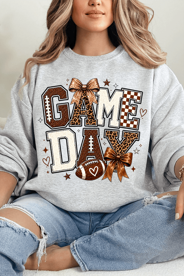 Game Day Spirit Heavy Blend Crew Sweatshirt - Wholesale Accessory Market