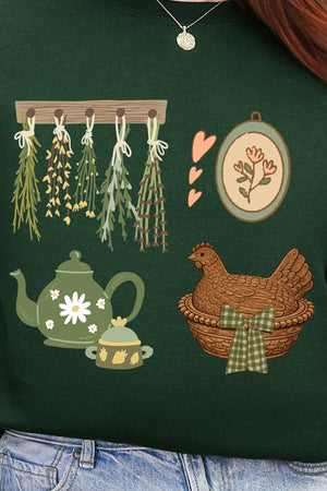 Herbs And Heirlooms Heavy - weight Crew Sweatshirt - Wholesale Accessory Market