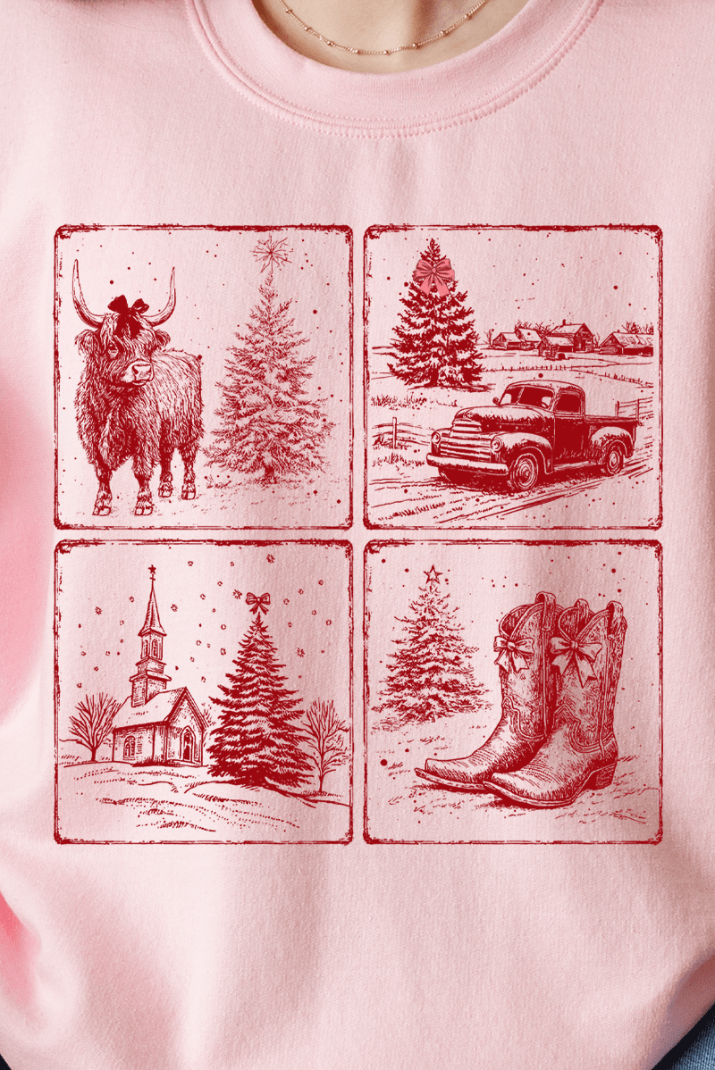 Hometown Holidays Heavy - weight Crew Sweatshirt - Wholesale Accessory Market