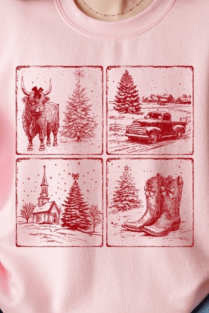 Hometown Holidays Heavy - weight Crew Sweatshirt - Wholesale Accessory Market