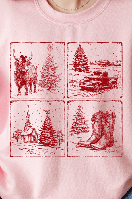 Hometown Holidays Heavy - weight Crew Sweatshirt - Wholesale Accessory Market