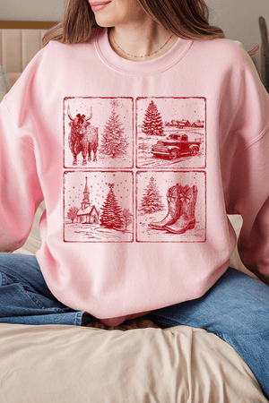 Hometown Holidays Heavy - weight Crew Sweatshirt - Wholesale Accessory Market