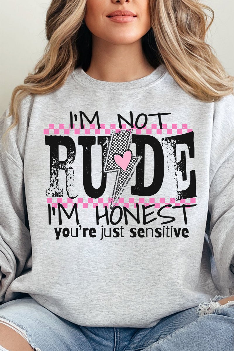 Honesty Overload Heavy - weight Crew Sweatshirt - Wholesale Accessory Market