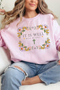 It Is Well With My Soul Heavy - weight Crew Sweatshirt - Wholesale Accessory Market
