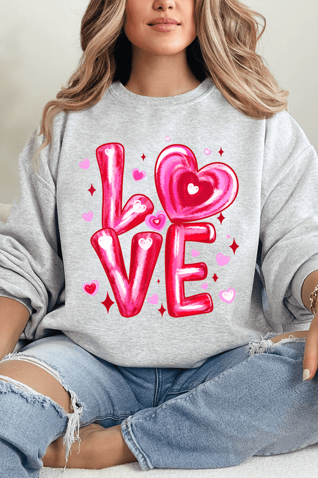 Love In The Air Heavy Blend Crew Sweatshirt - Wholesale Accessory Market