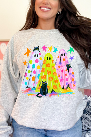 Neon Night Spirits Heavy Blend Crew Sweatshirt - Wholesale Accessory Market