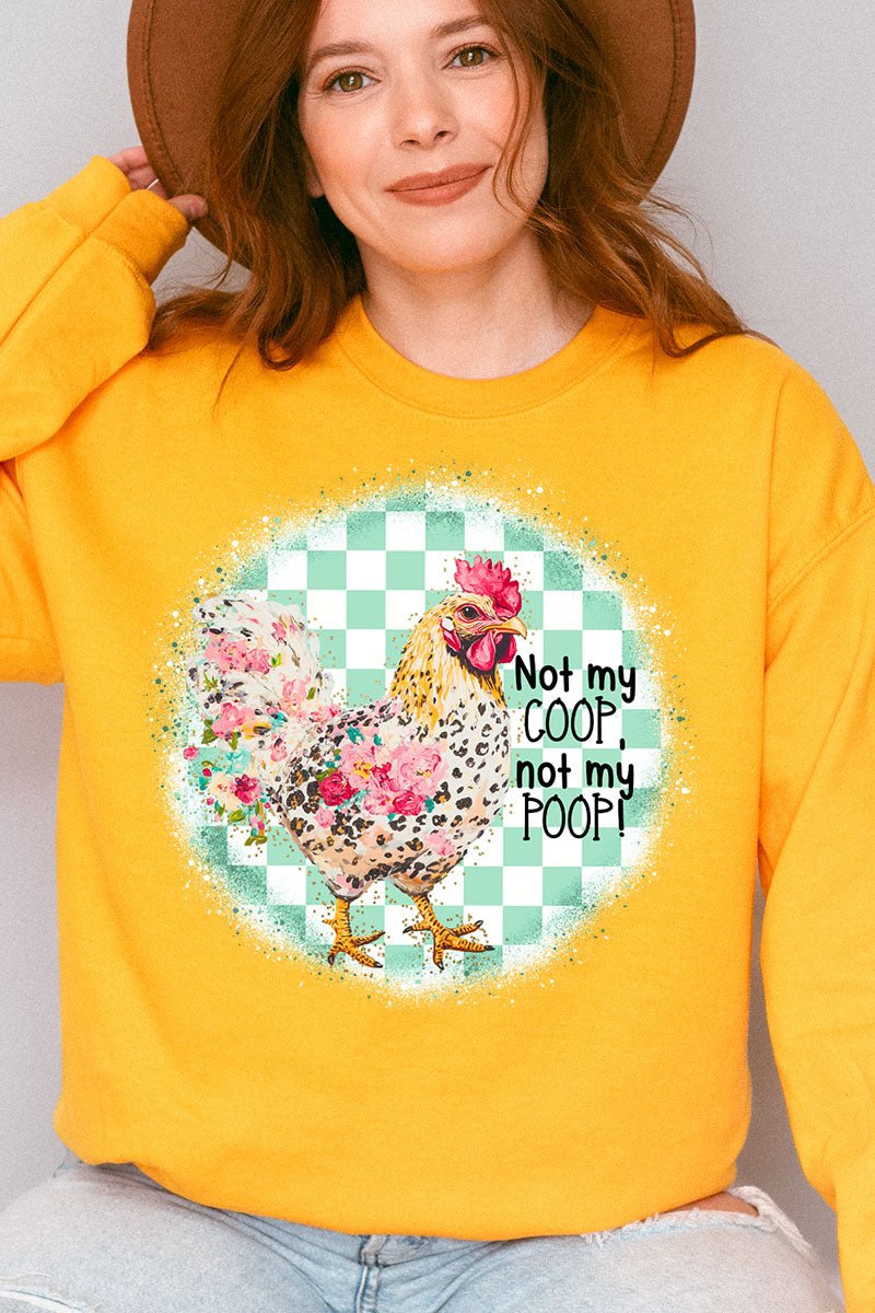 Not My Coop Heavy Blend Crew Sweatshirt - Wholesale Accessory Market
