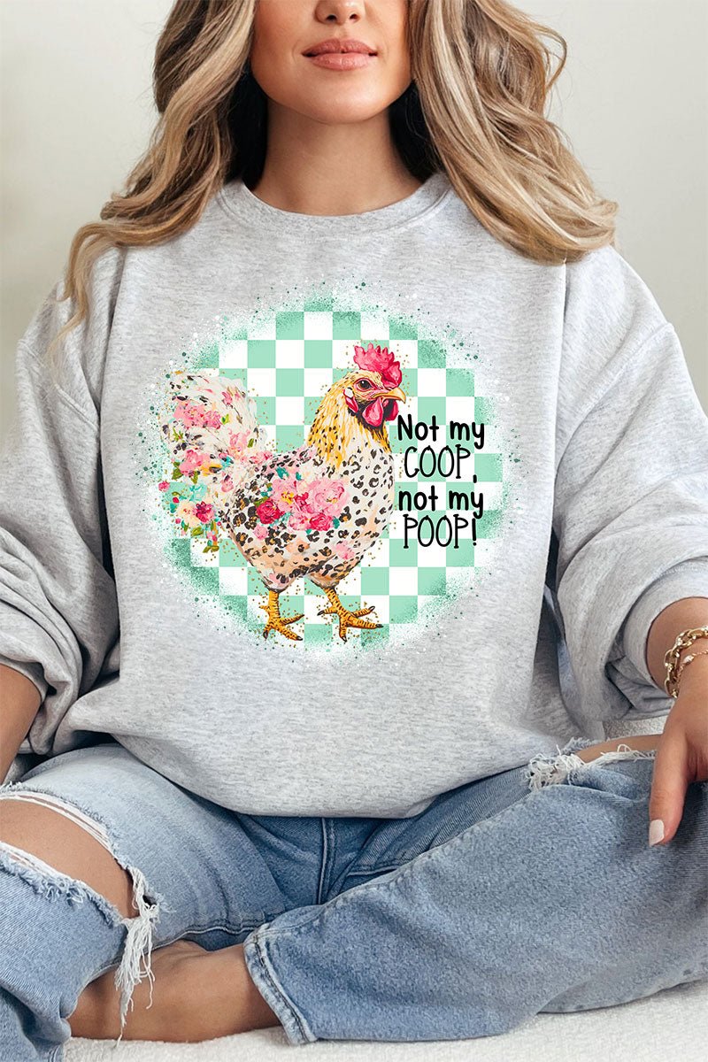Not My Coop Heavy Blend Crew Sweatshirt - Wholesale Accessory Market